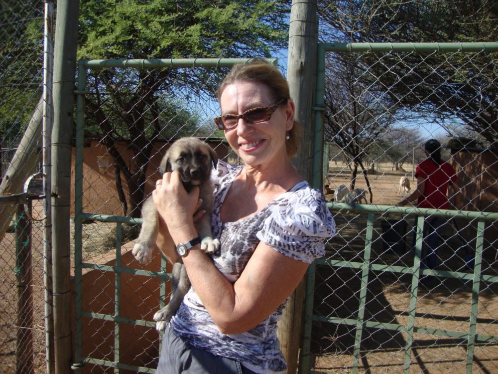 One of our Key Supporters Volunteers in Namibia