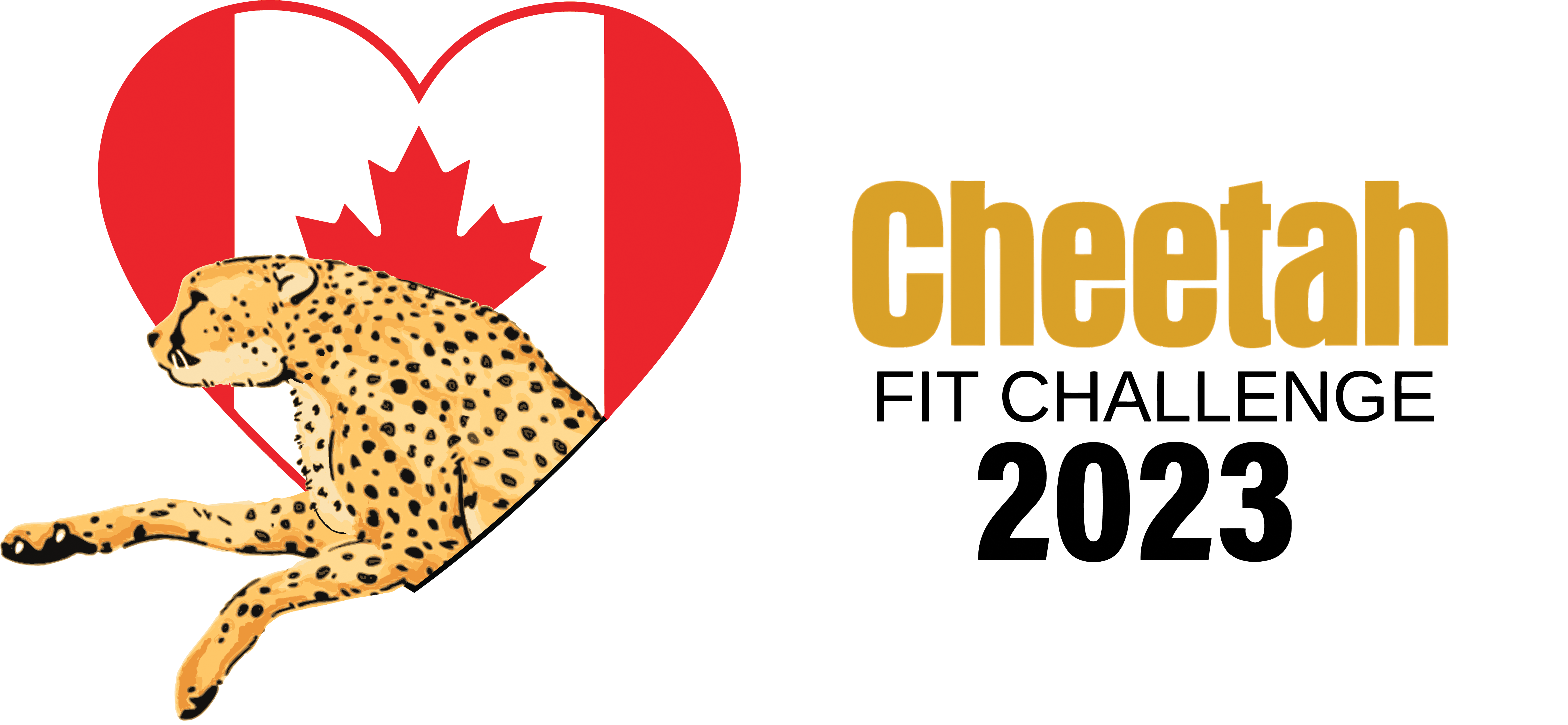 Cheetah Fit Challenge Logo - English