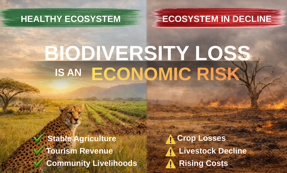 Biodiversity Loss is a Real Economic Risk
