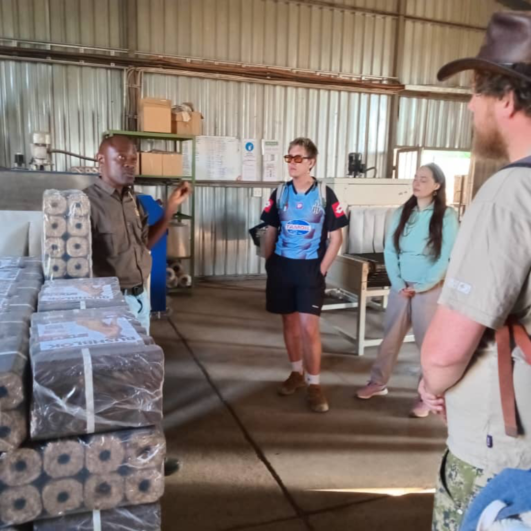 Students at the Cheetah Conservation Fund