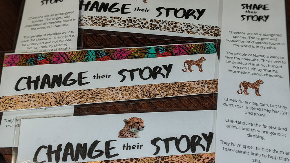 Brownies Celebrate <em>World Thinking Day</em> with the Cheetah